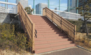 City park type stair deck