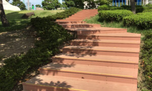 City park type stair deck